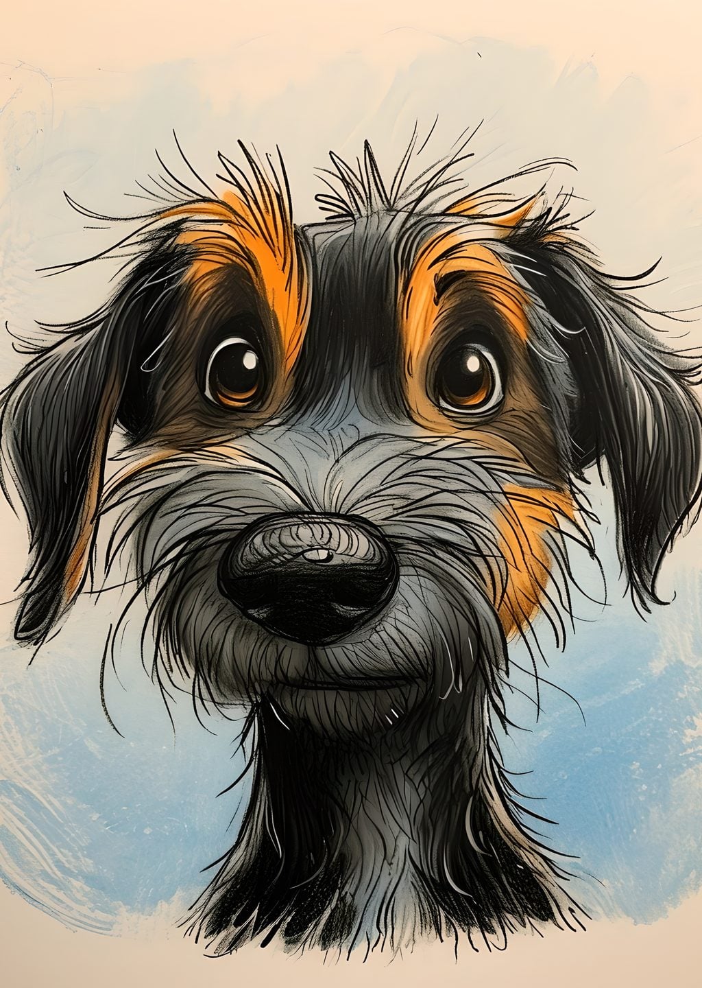 Sevimli Köpek İllüstrasyonu