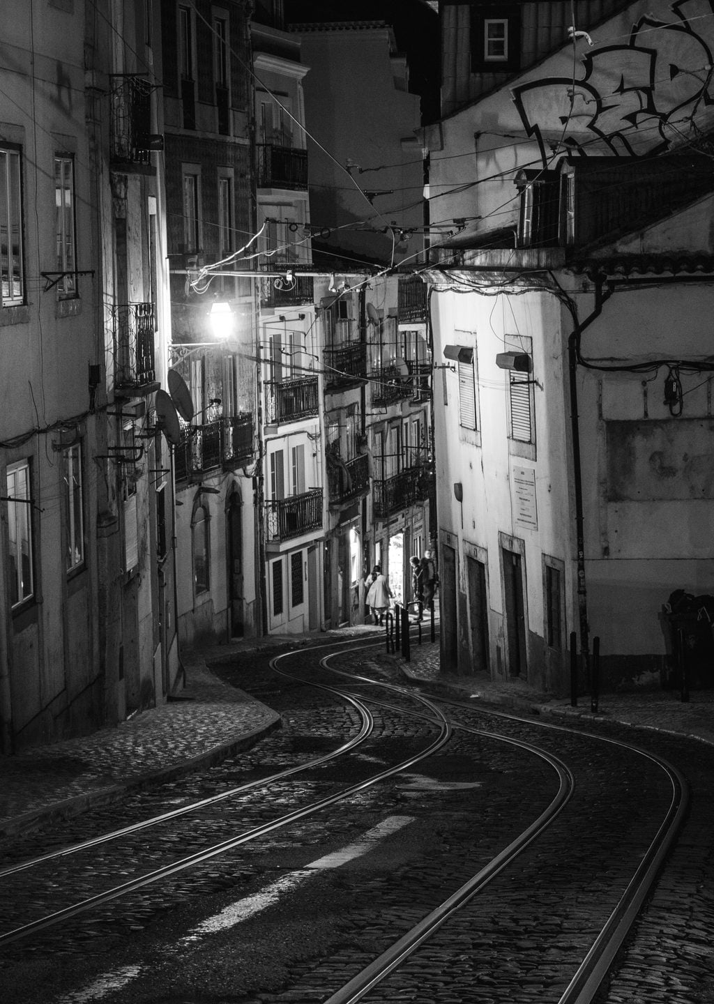 Lizbon Tramvay Sokağı Fotoğrafı