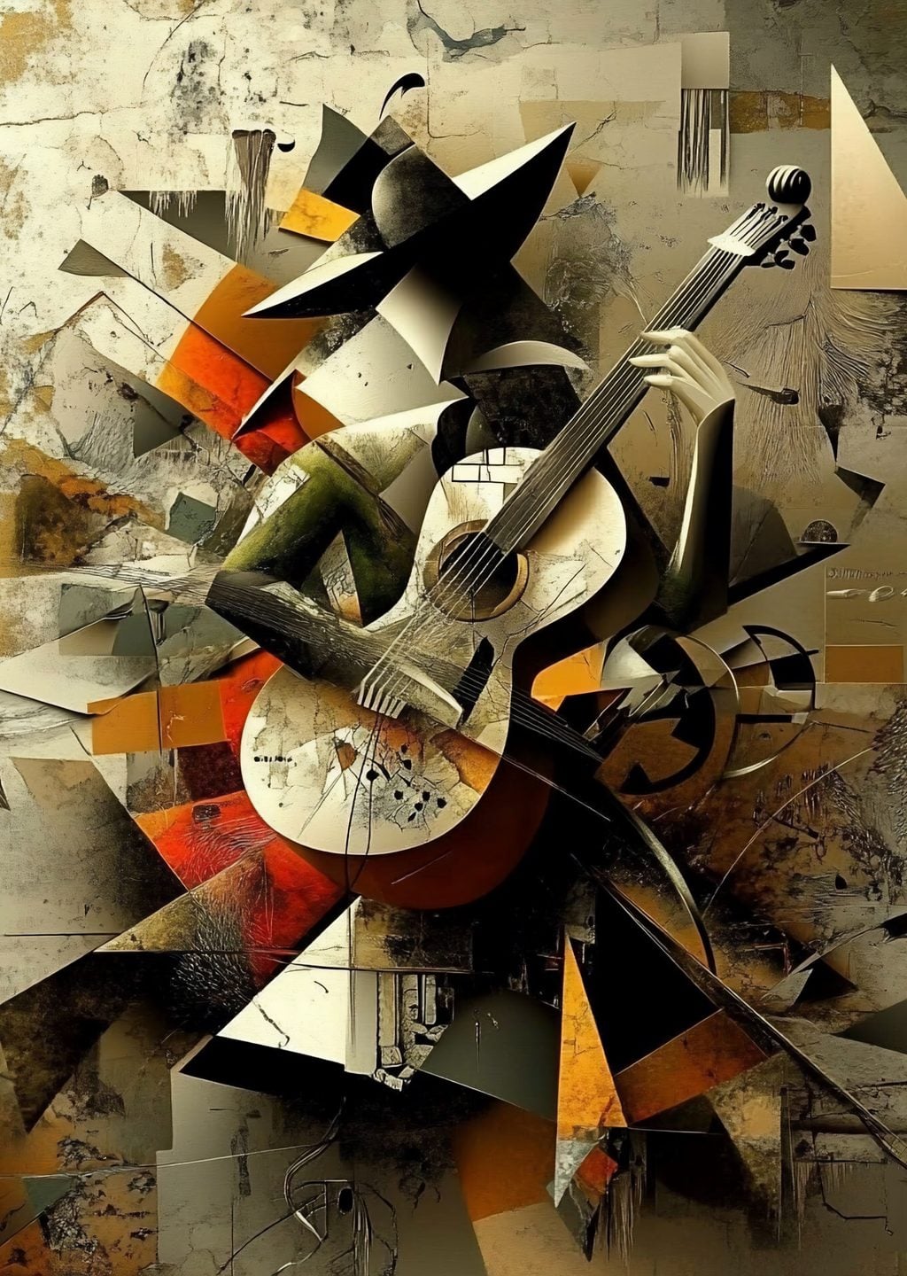 Soyut Gitar Sanatı