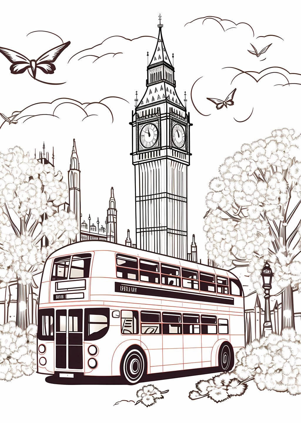 Big Ben Londra İllüstrasyonu
