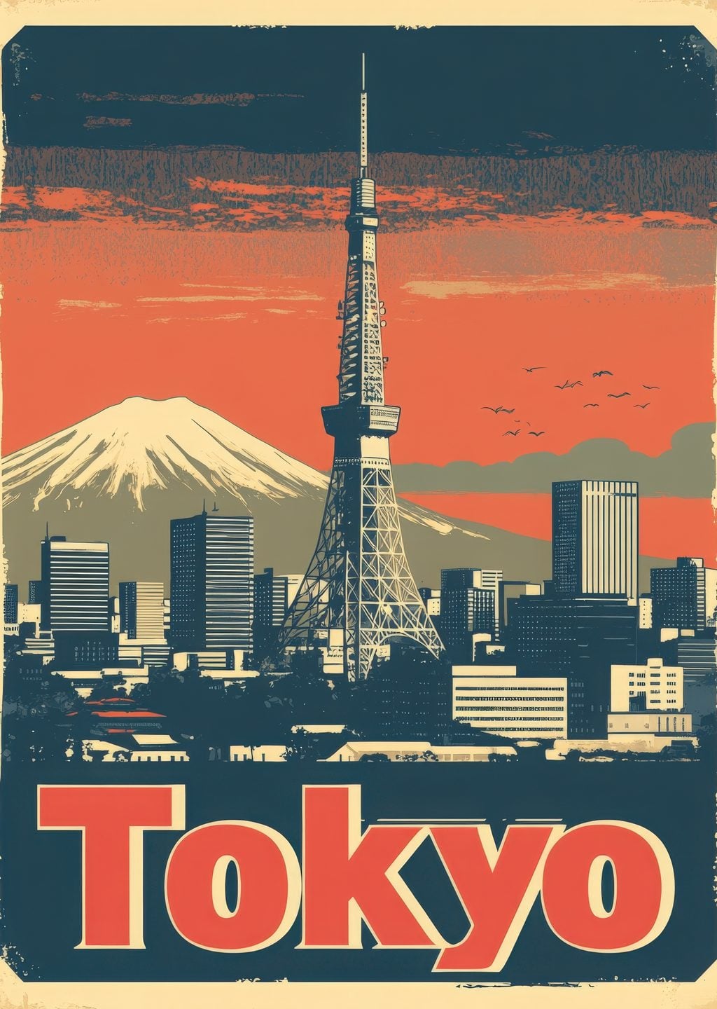 Tokyo: Tokyo Kulesi ve Fuji Dağı