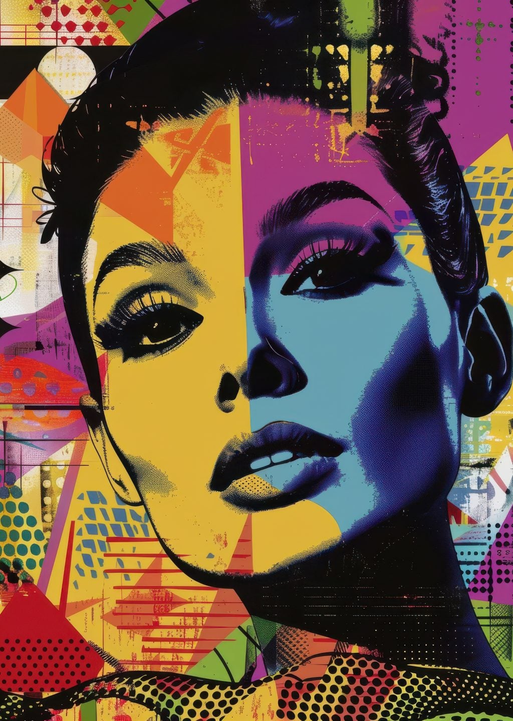 Soyut Kadın Portresi