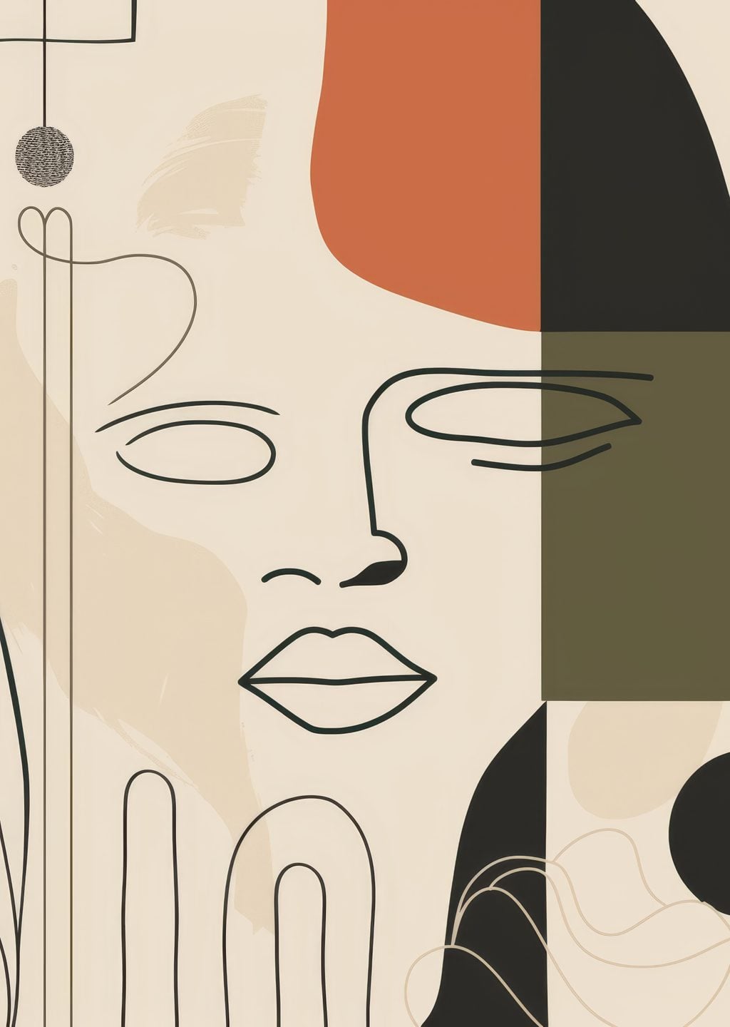 Soyut Sanat: Minimalist Yüz İfadesi