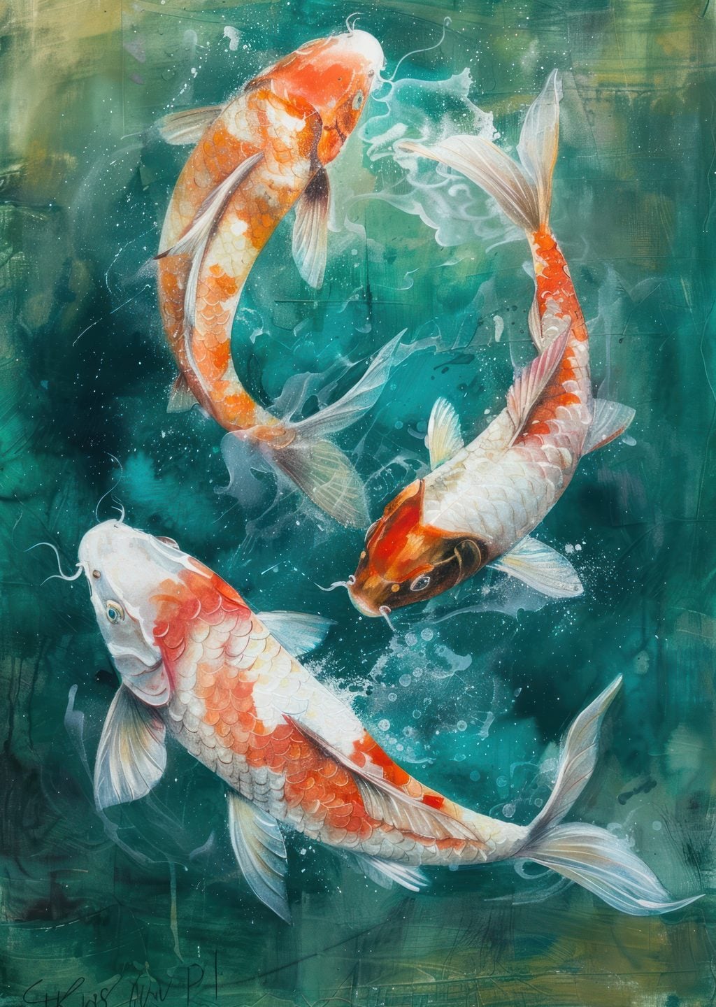 Koi Balıkları: Su Altı Dansı