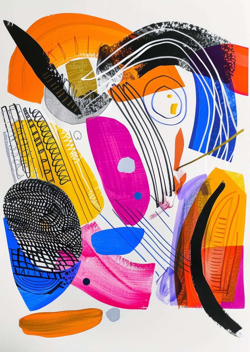 Soyut Sanat: Renkli Kompozisyon