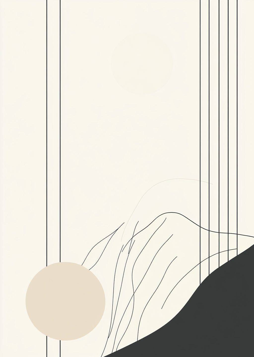 Minimalist Doğa Manzarası