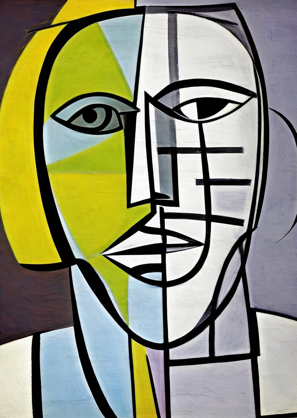 Pablo Picasso Yarım Portresi