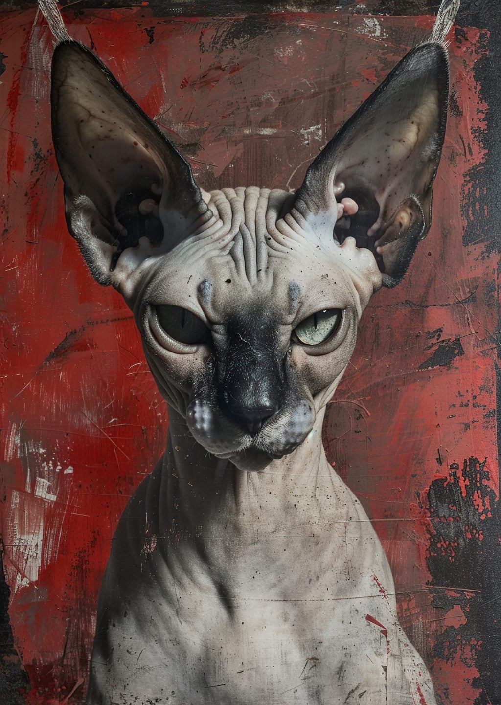 Sphynx Kedisi: Sanat Eseri