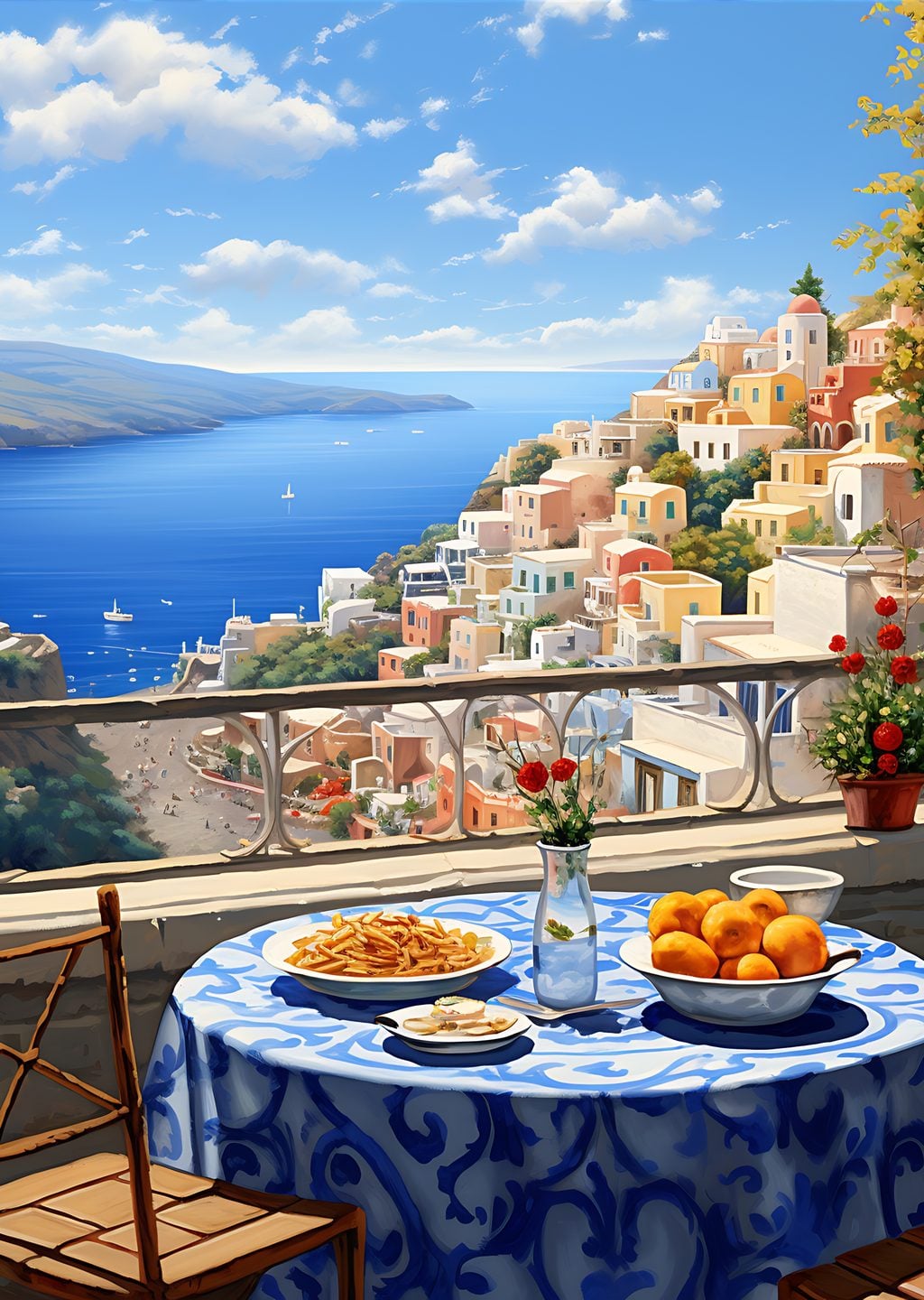 Santorini Manzara