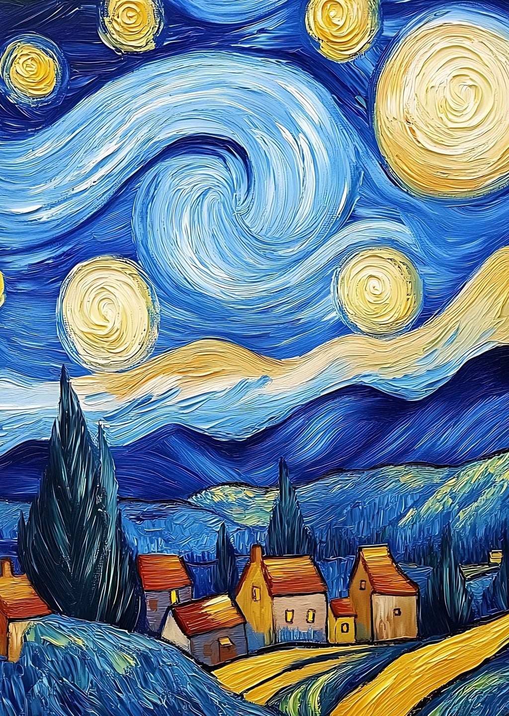 Van Gogh Yıldızlı Gece