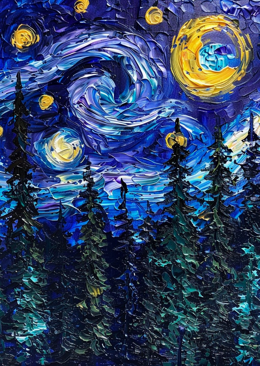 Vincent van Gogh Yıldızlı Gece