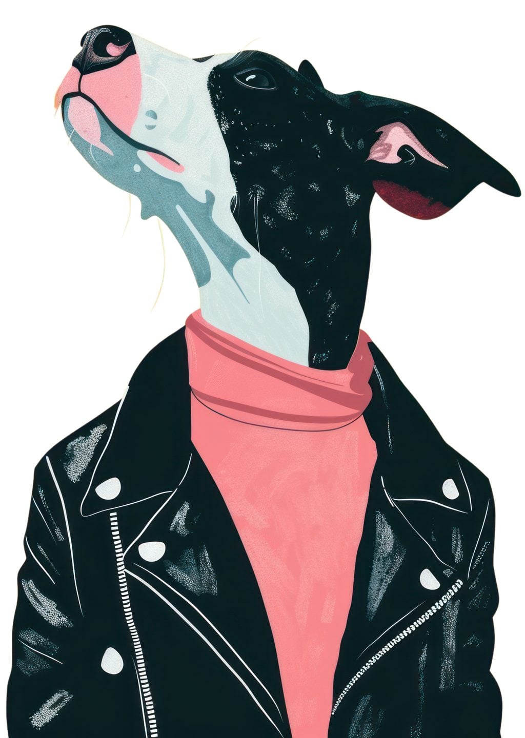 Şık Köpek: Modern İllüstrasyon