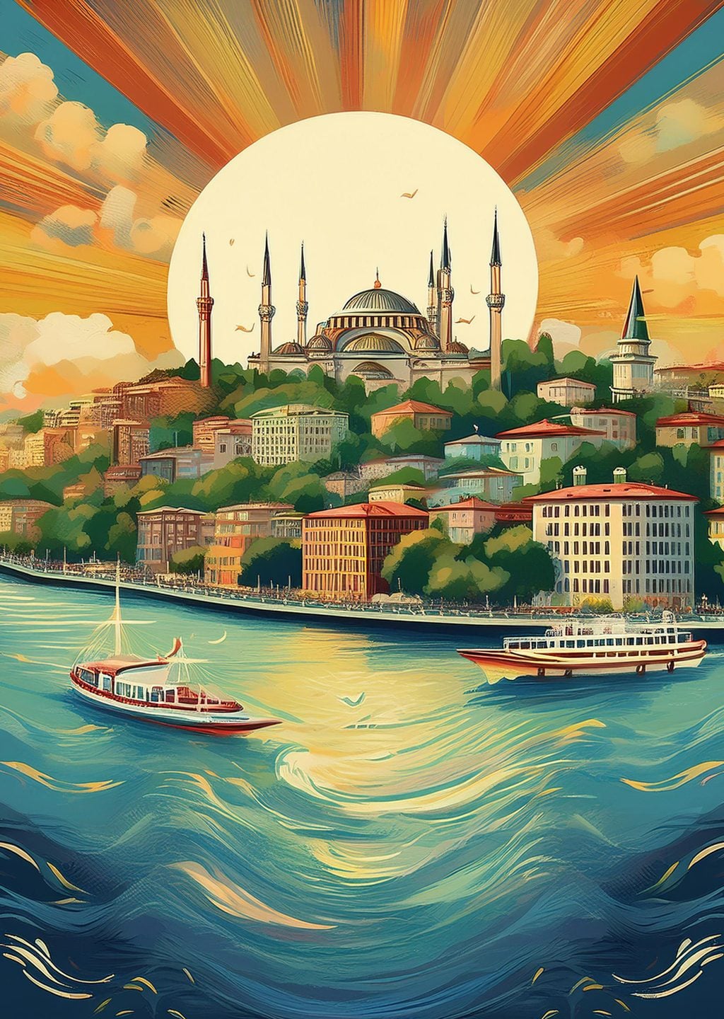 İstanbul Manzarası: Gün Doğumu