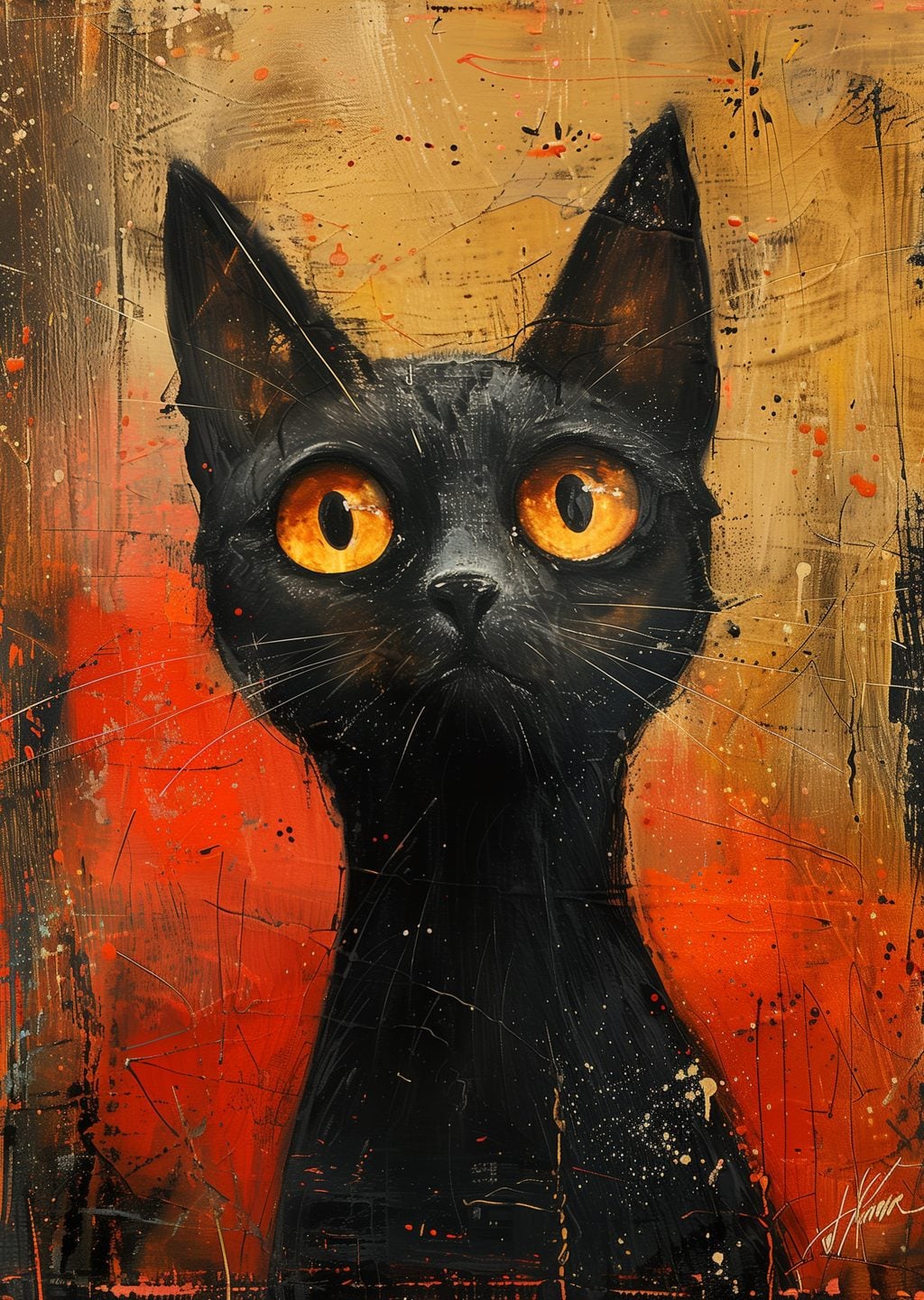 Siyah Kedi: Gizemli Bakışlar