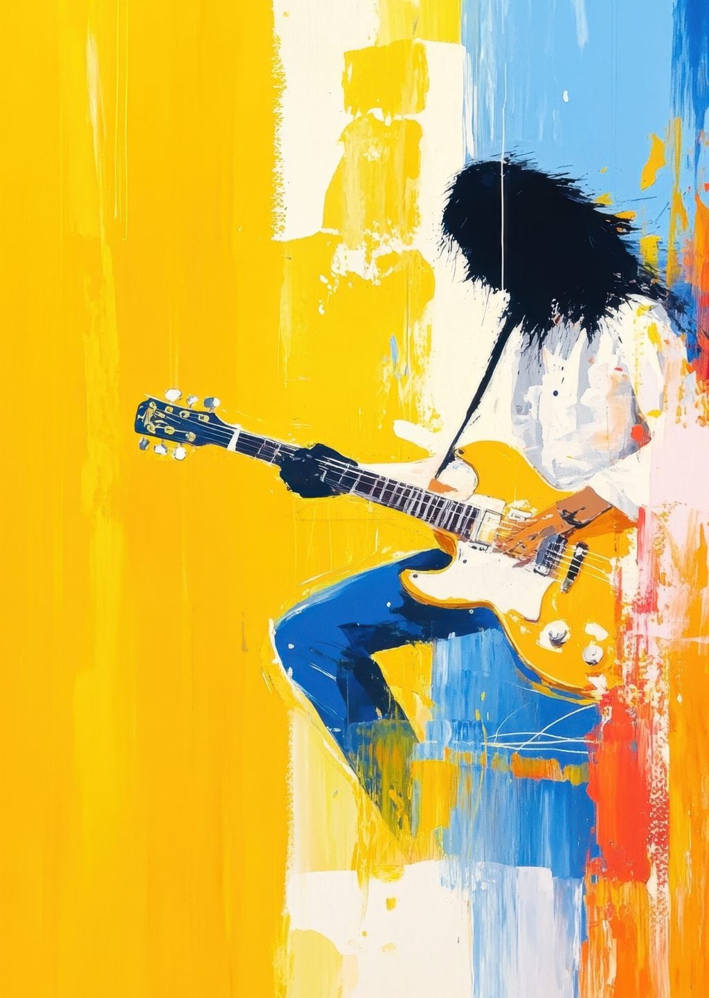 Müzik ve Renk: Gitarist