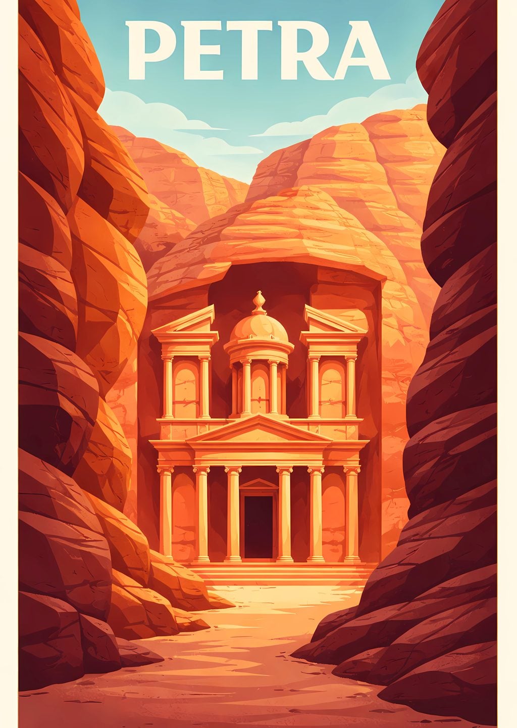 Petra: Antik Şehir İllüstrasyonu