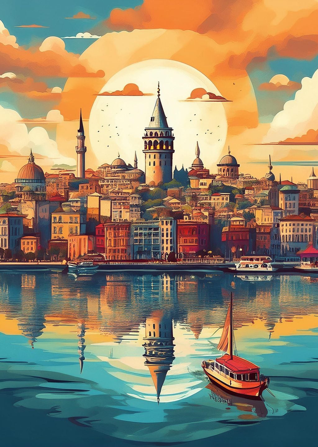 İstanbul: Galata Kulesi ve Gün Batımı