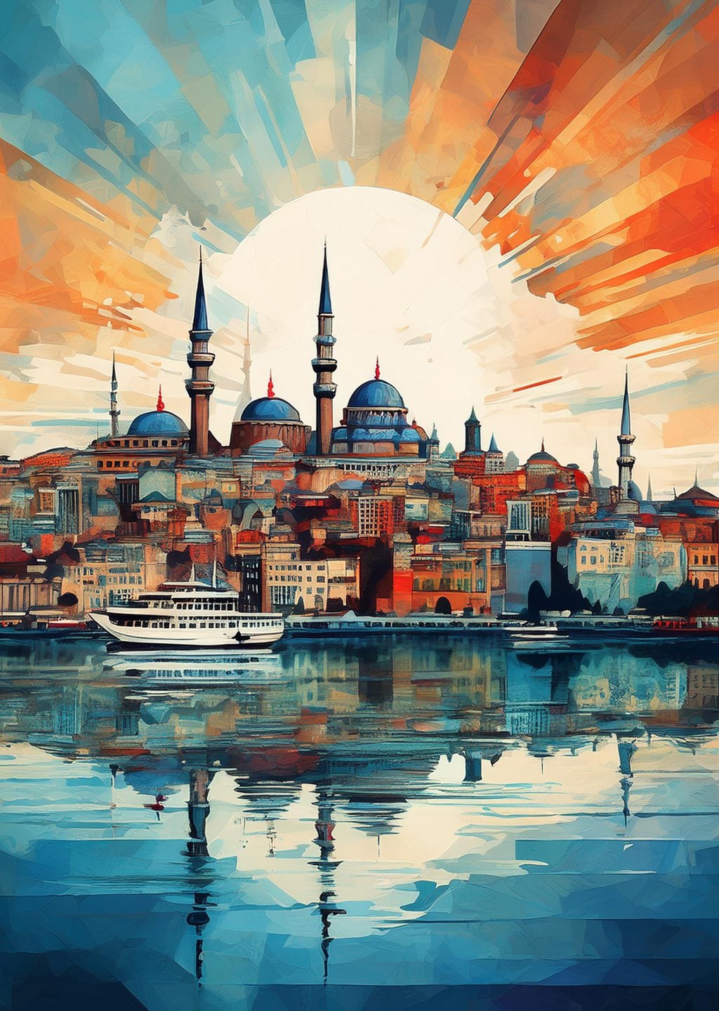 İstanbul Boğazı Manzarası