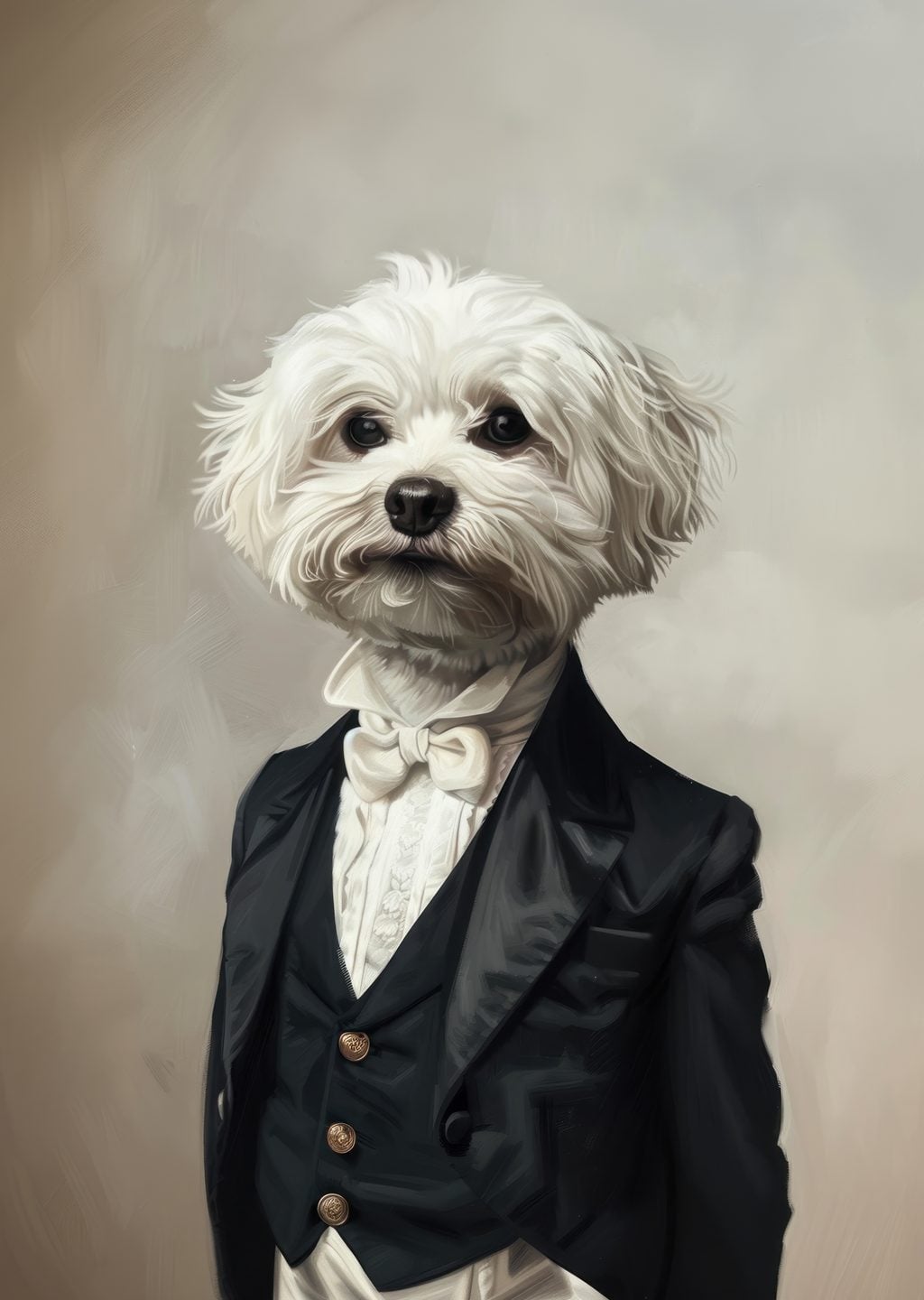 Beyefendi Köpek Portresi