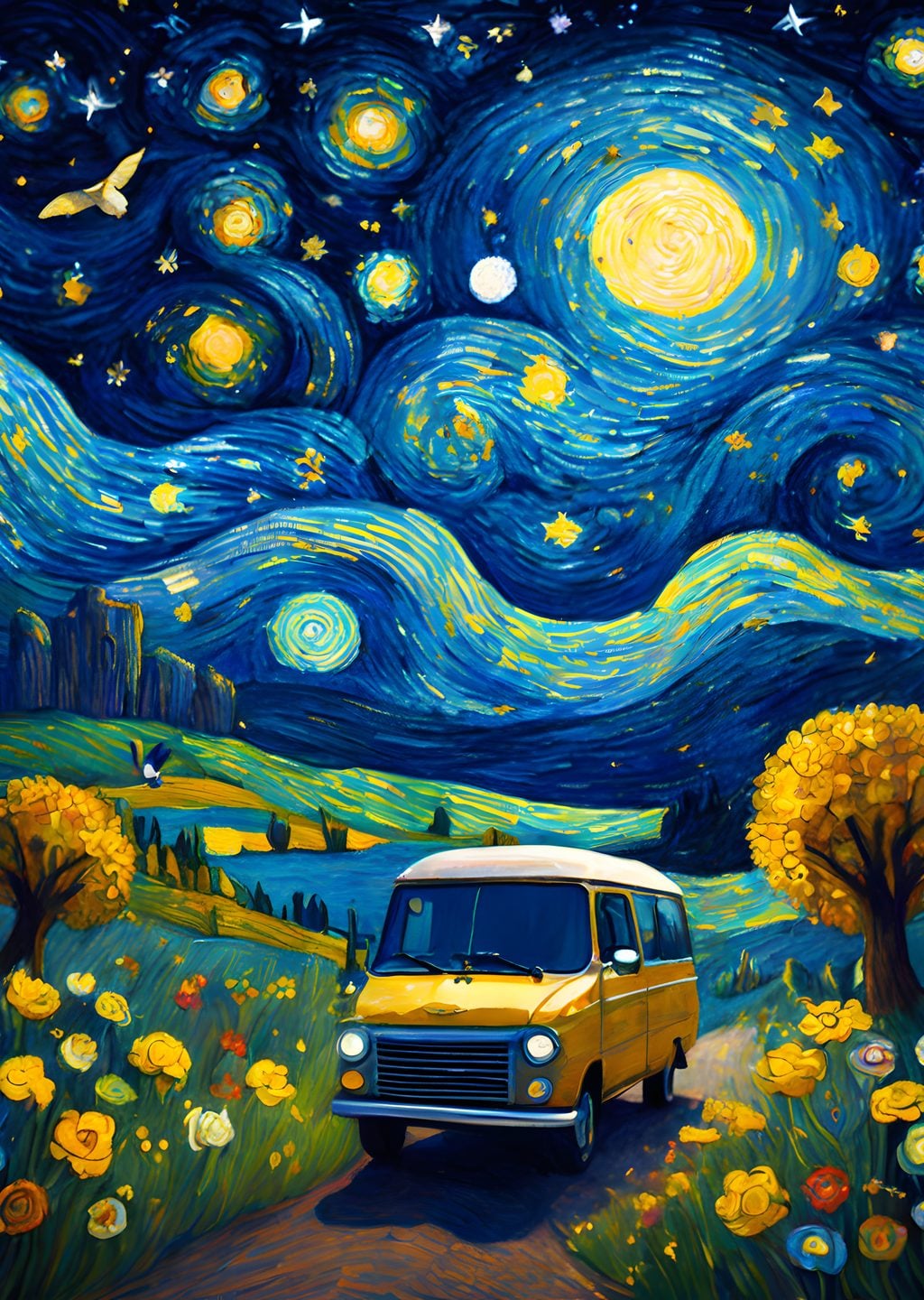 Yıldızlı Gece: Sarı Minibüs