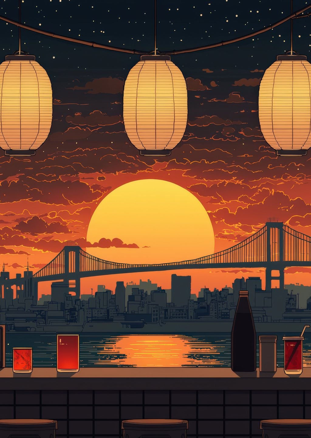 Tokyo Manzarası: Gün Batımı