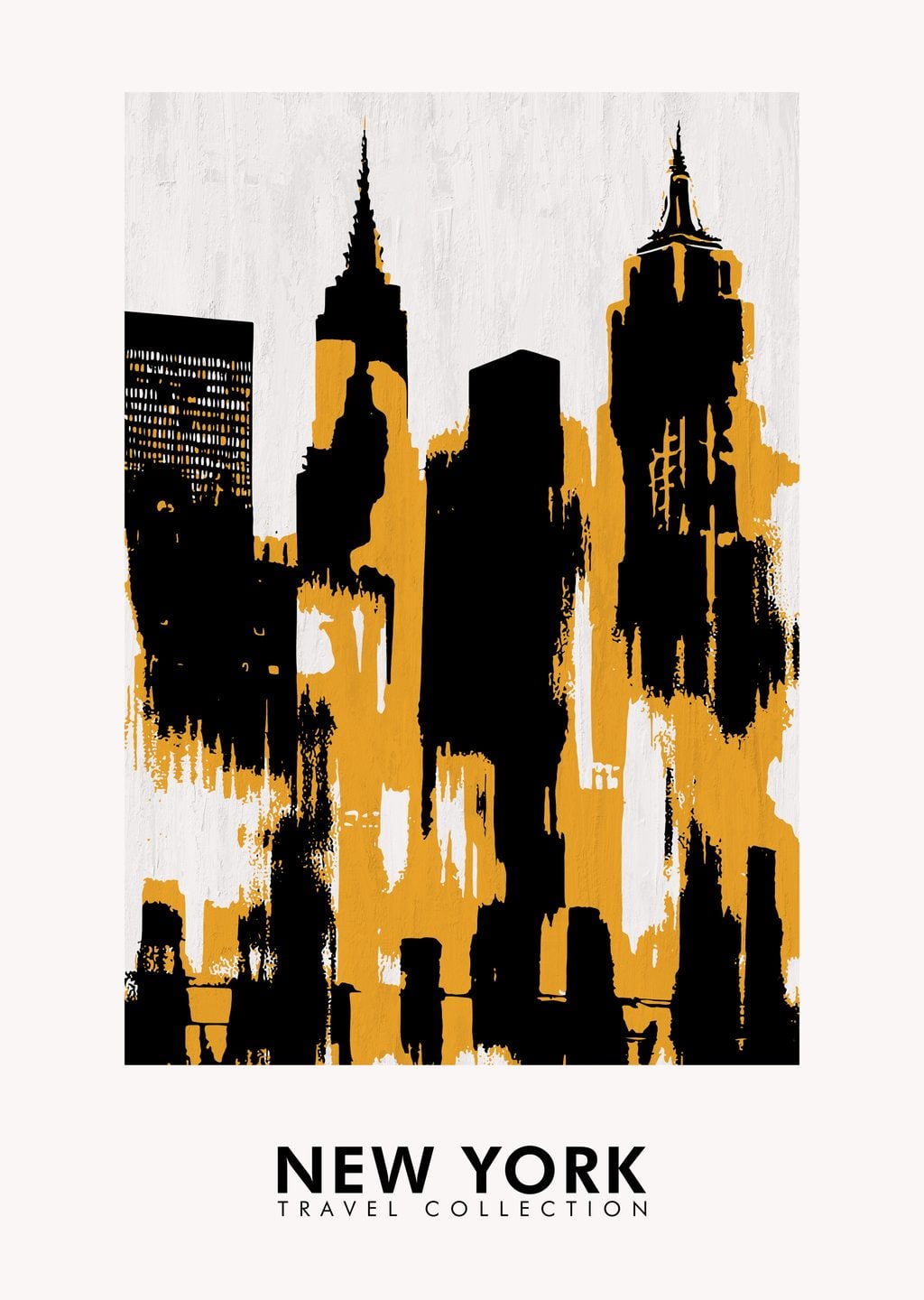 New York Şehir Manzarası Sanat Posteri