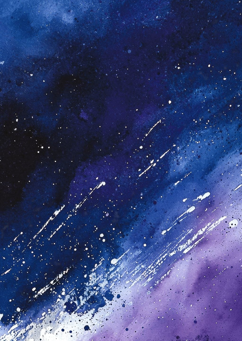 Uzay Temalı Soyut Sanat Eseri