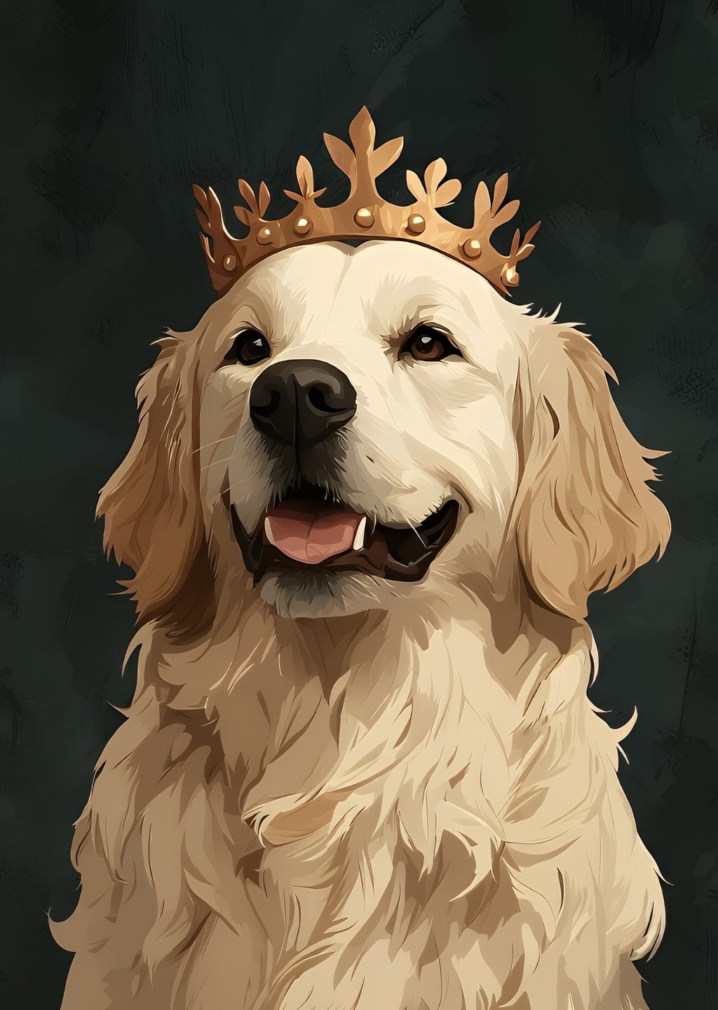 Taçlı Golden Retriever