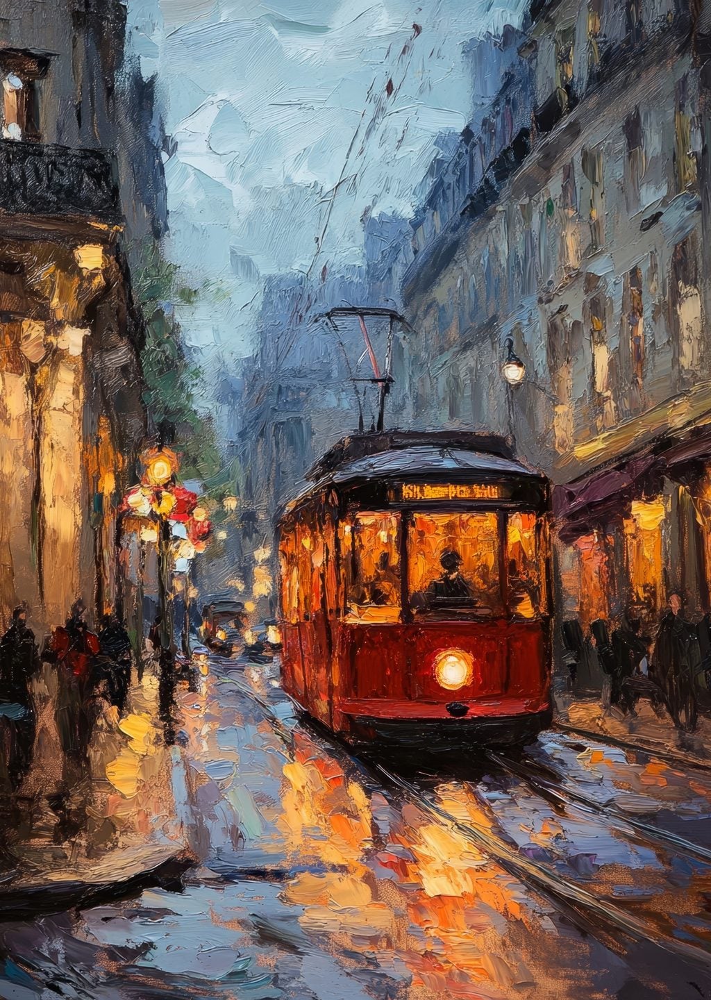 Paris Tramvayı: Yağlı Boya Şöleni