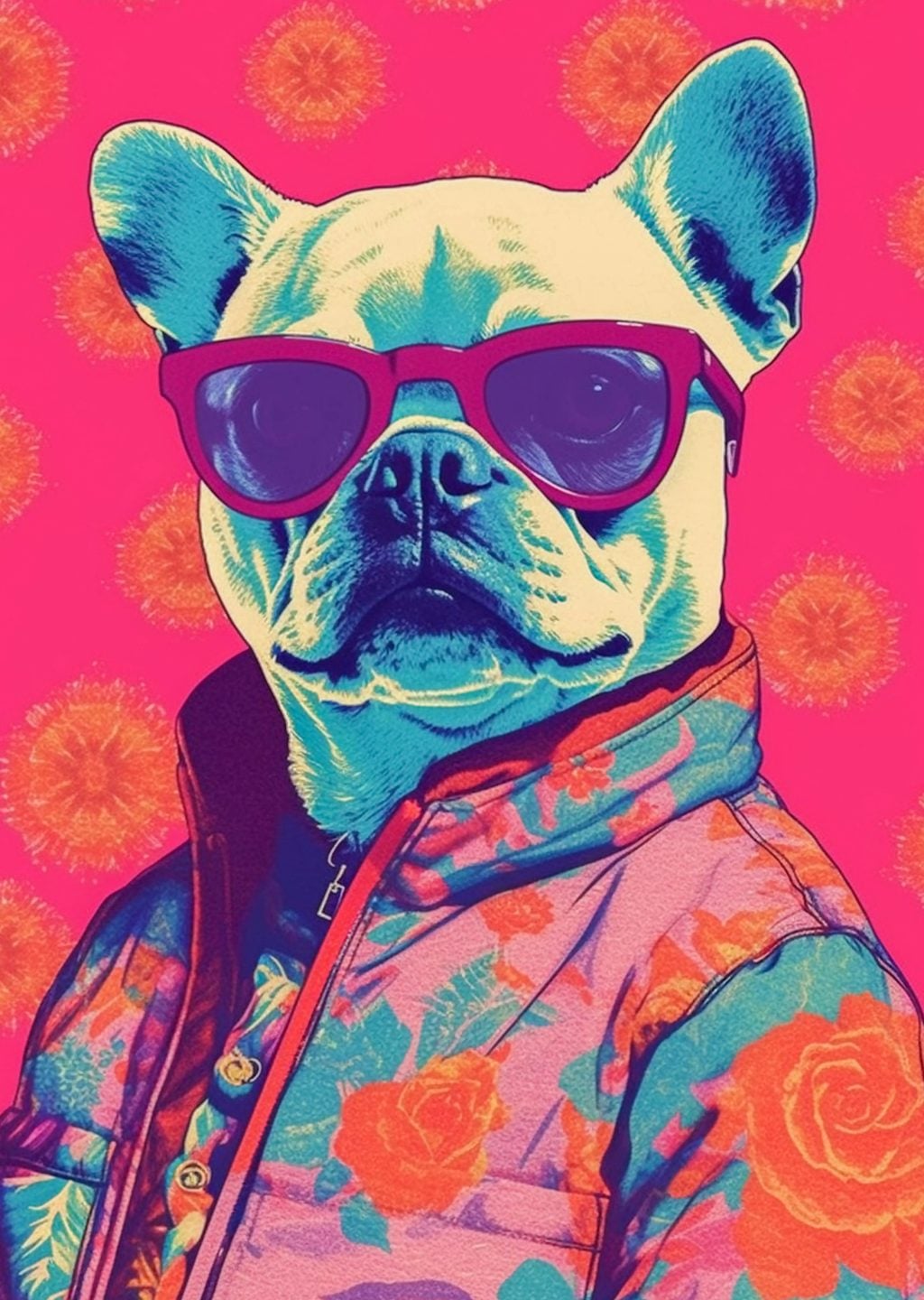 French Bulldog Gözlük