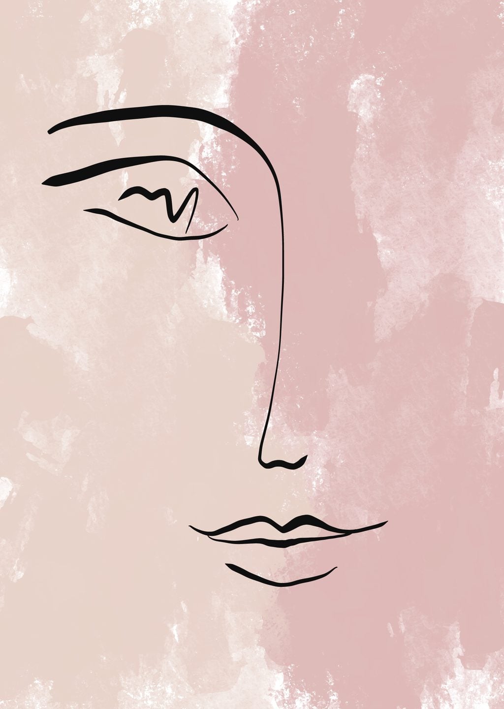 Minimalist Yüz Çizimi