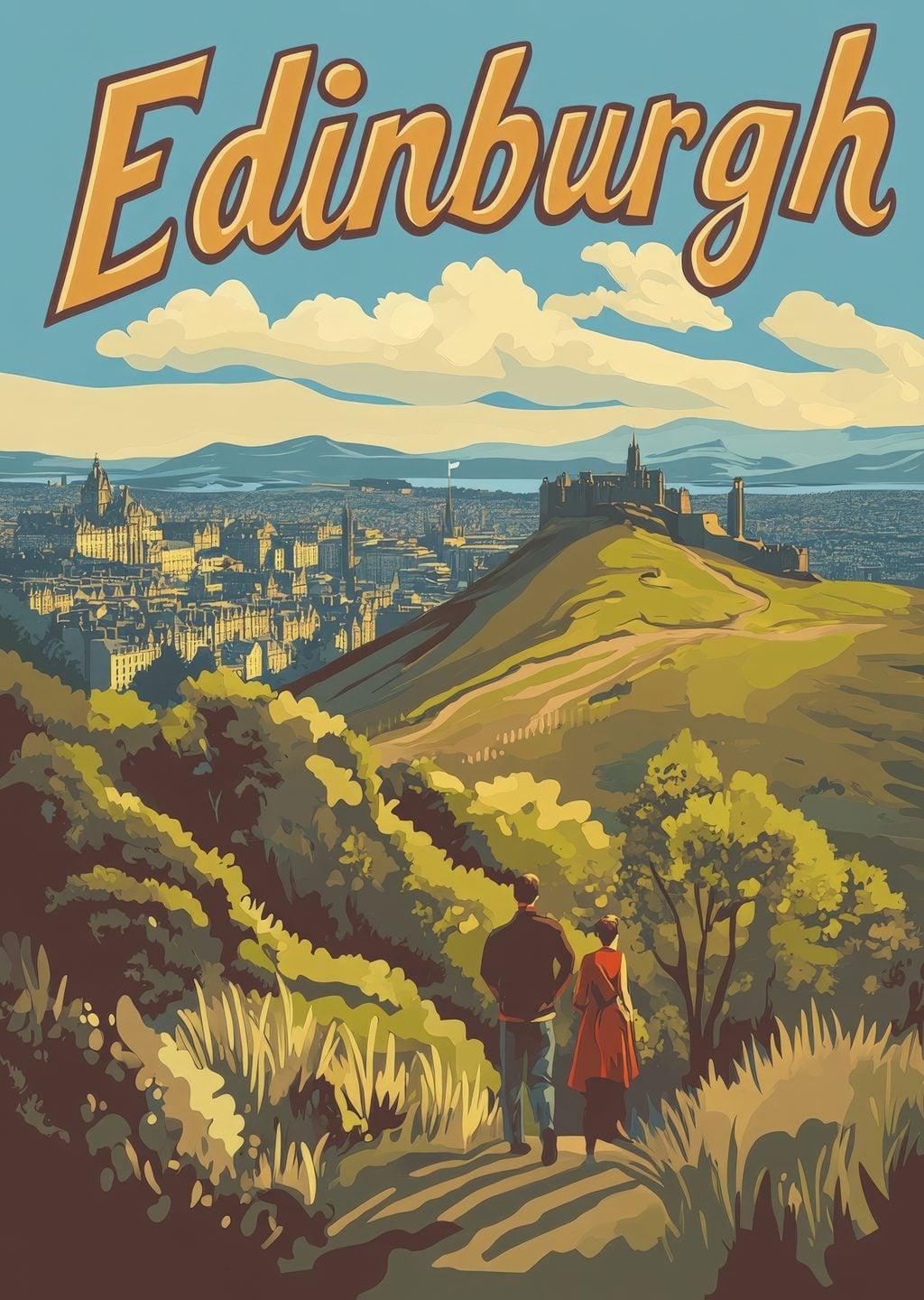 Edinburgh Şehir Manzarası