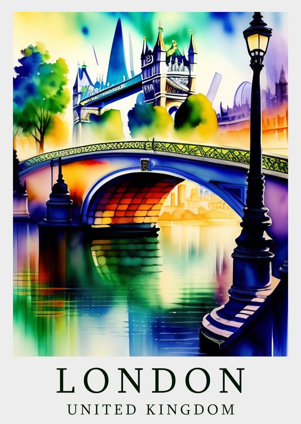 Londra Köprüsü: Renkli Sanat Eseri