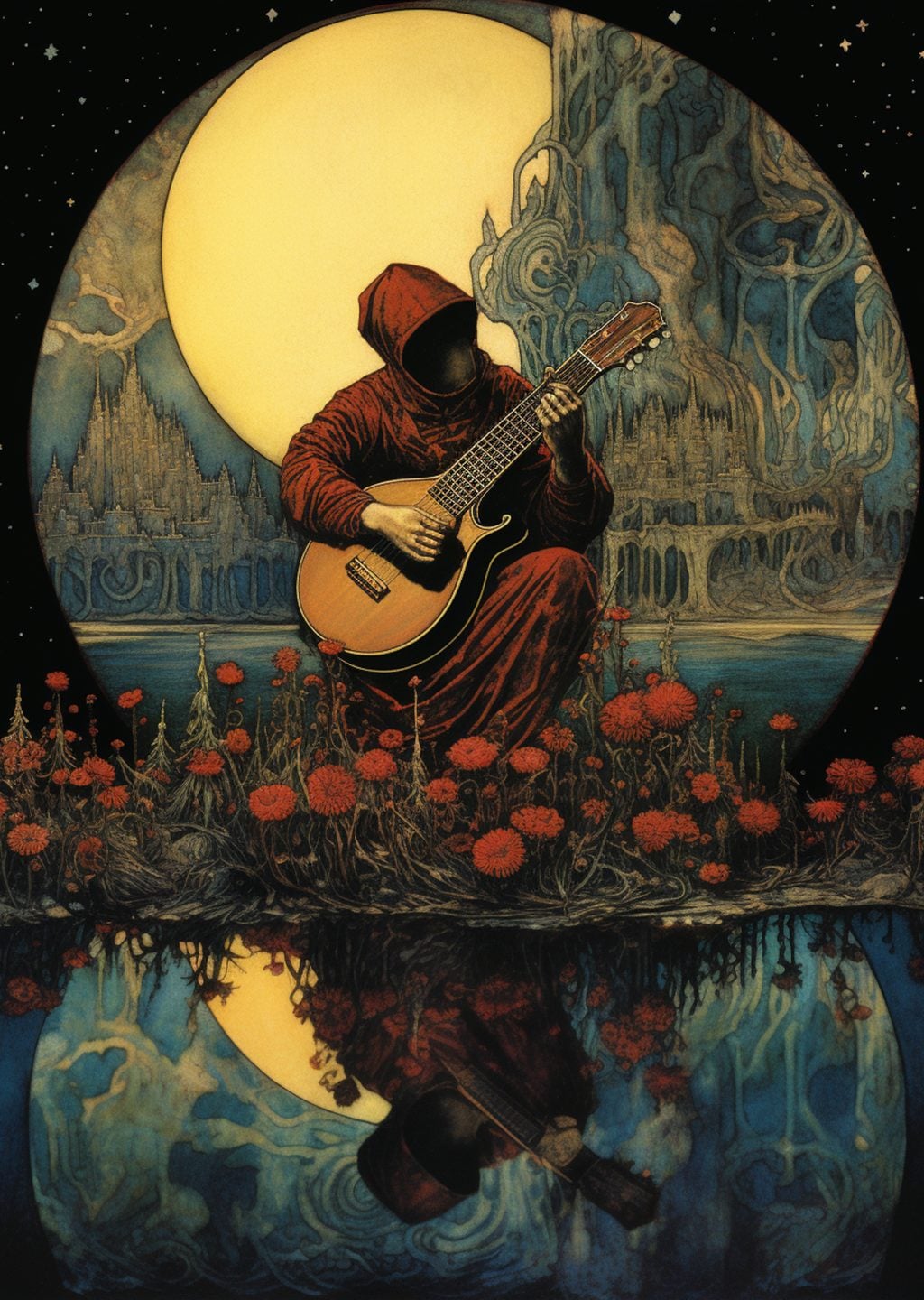 Gitar Çalan Figür