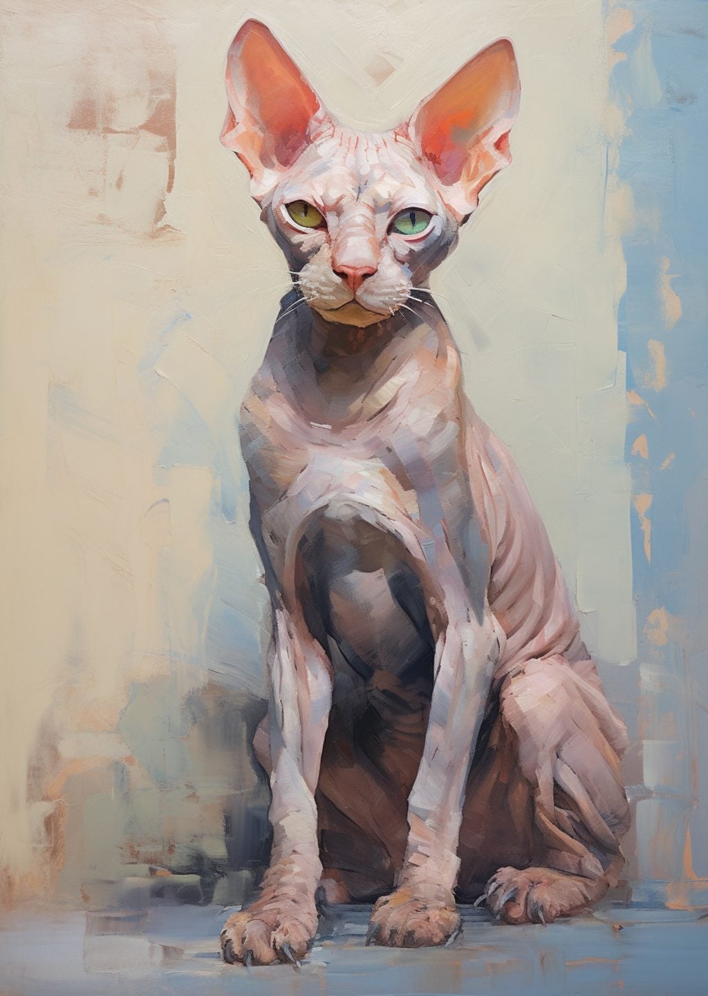 Sphynx Kedisi: Sanat Eseri