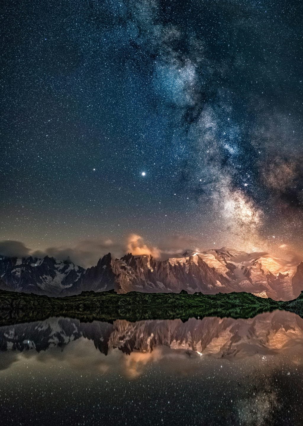 Milky Way Over Mont Blanc