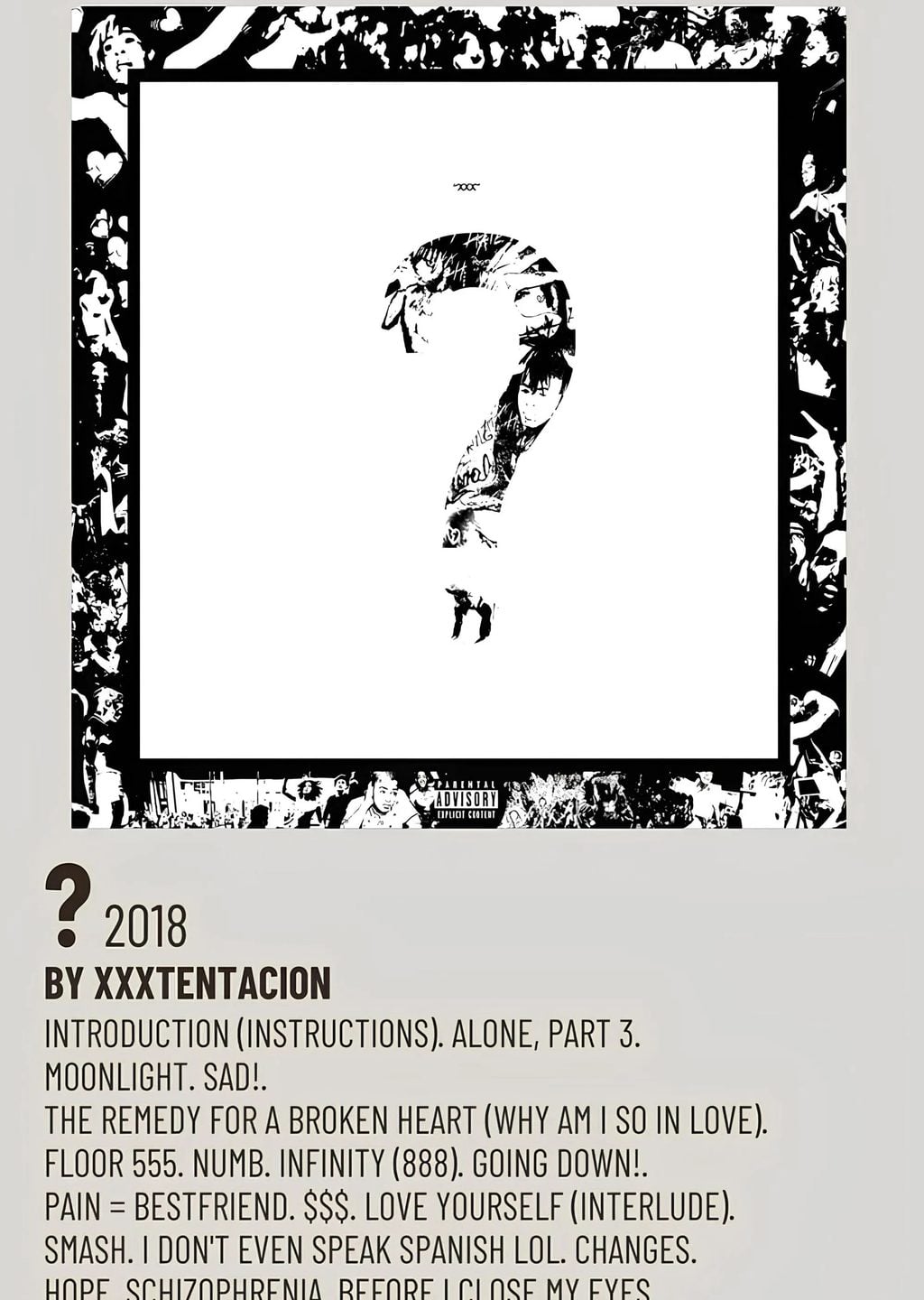 xxxtentacion soru işareti