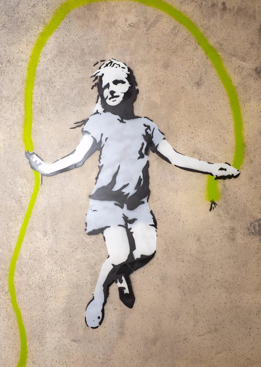 Banksy: İp Atlayan Kız