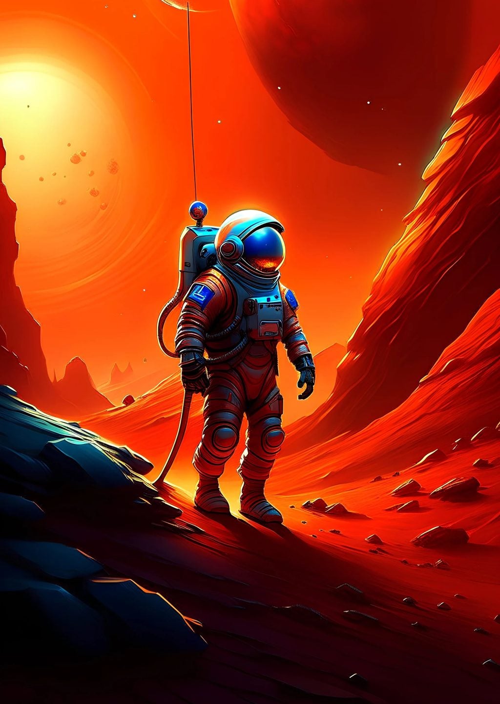 Kavgacı Astronot Mars'ta