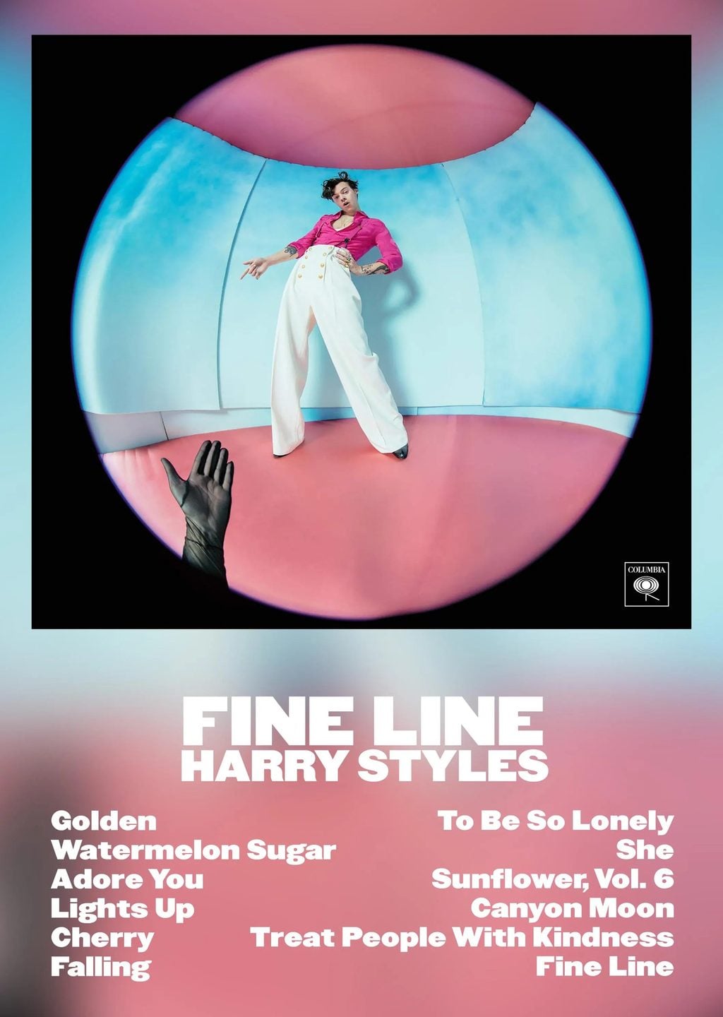 Harry Styles Fine Line Poster