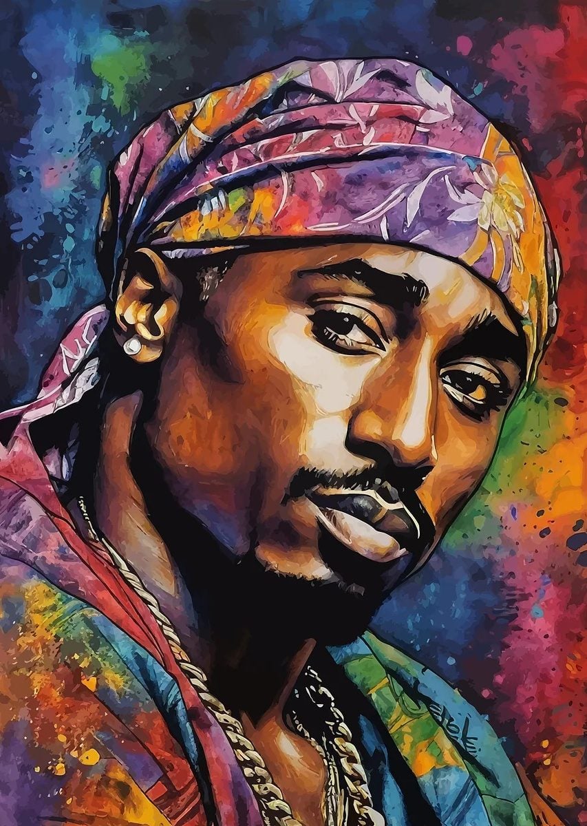 Tupac Shakur Portresi