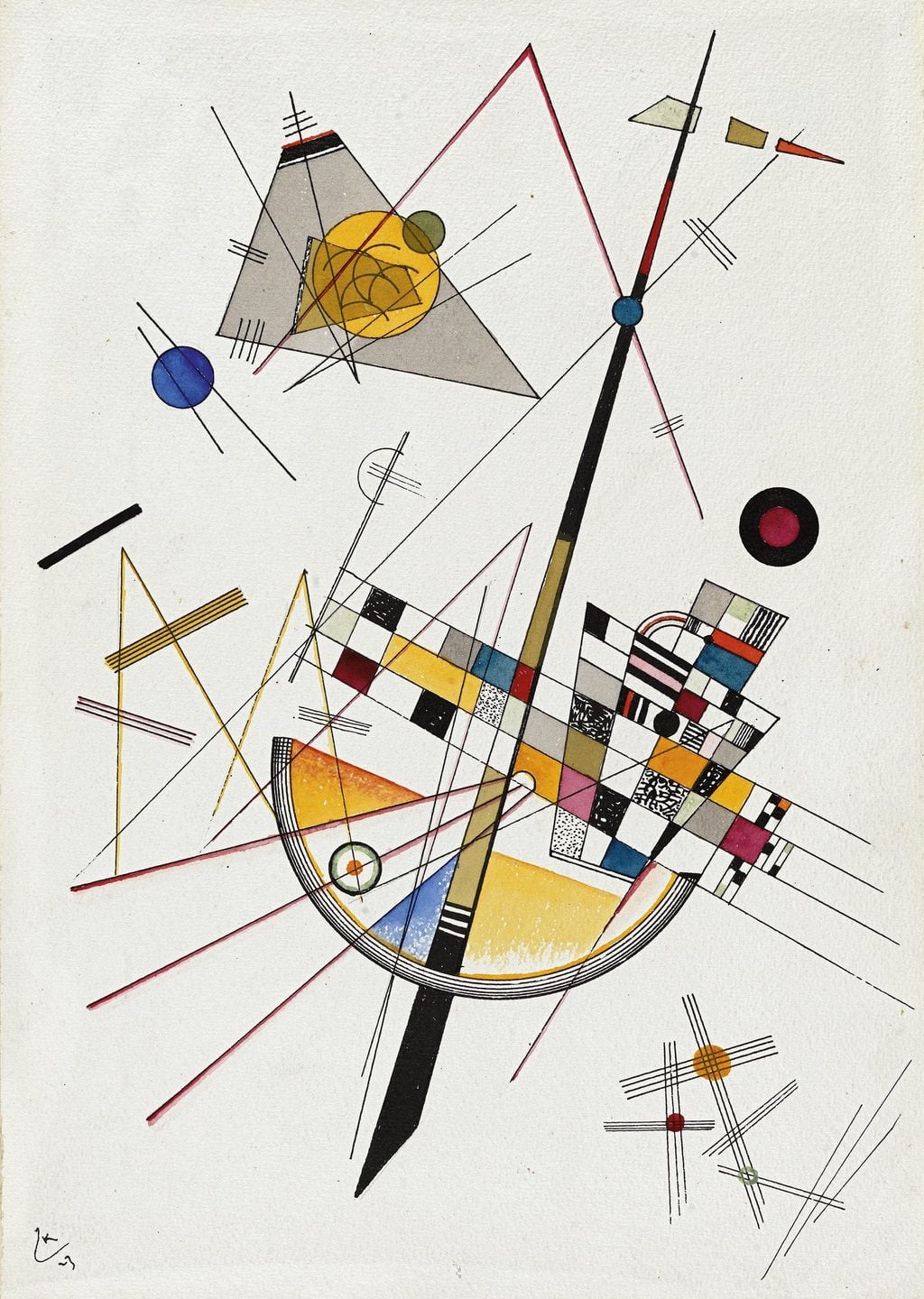 Wassily Kandinsky: İnce Gerilim No. 85