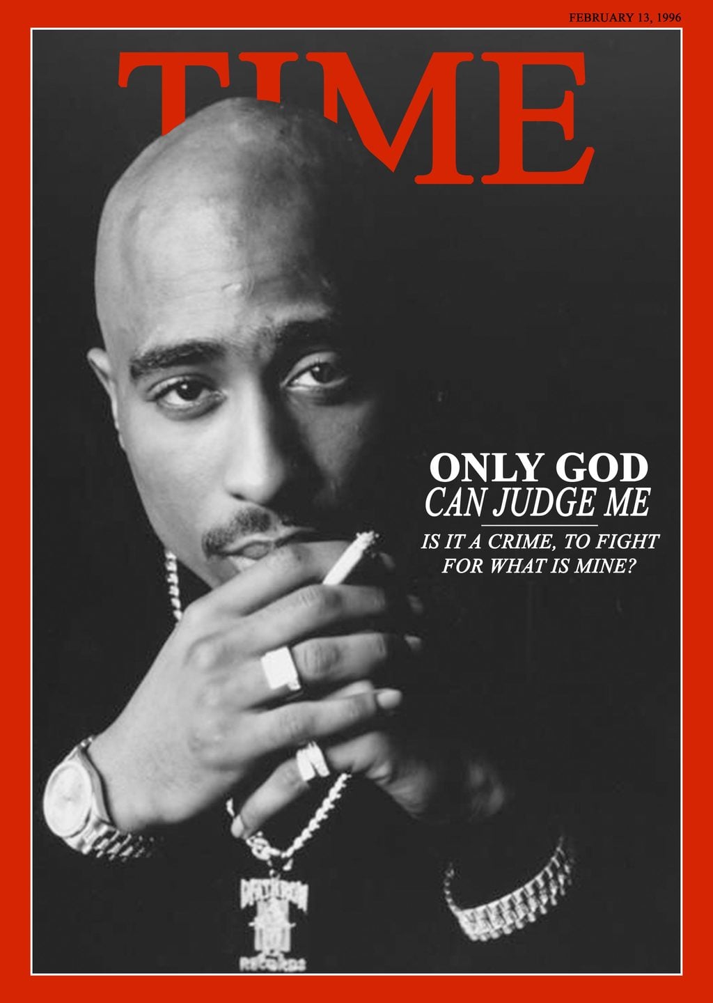 Tupac Shakur TIME Dergisi Kapak Fotoğrafı