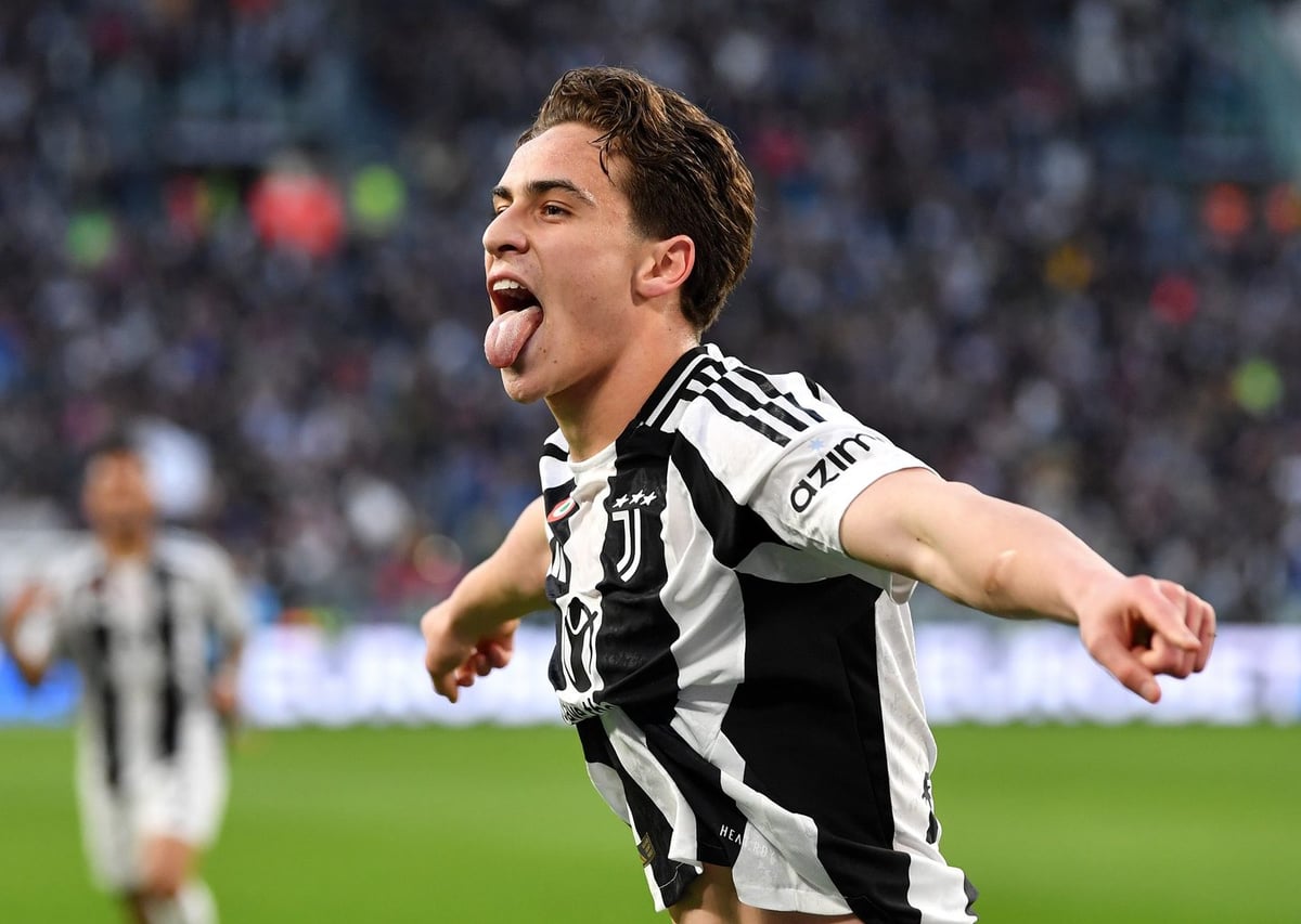 Kenan Yıldız: Juventus Gol Sevinci