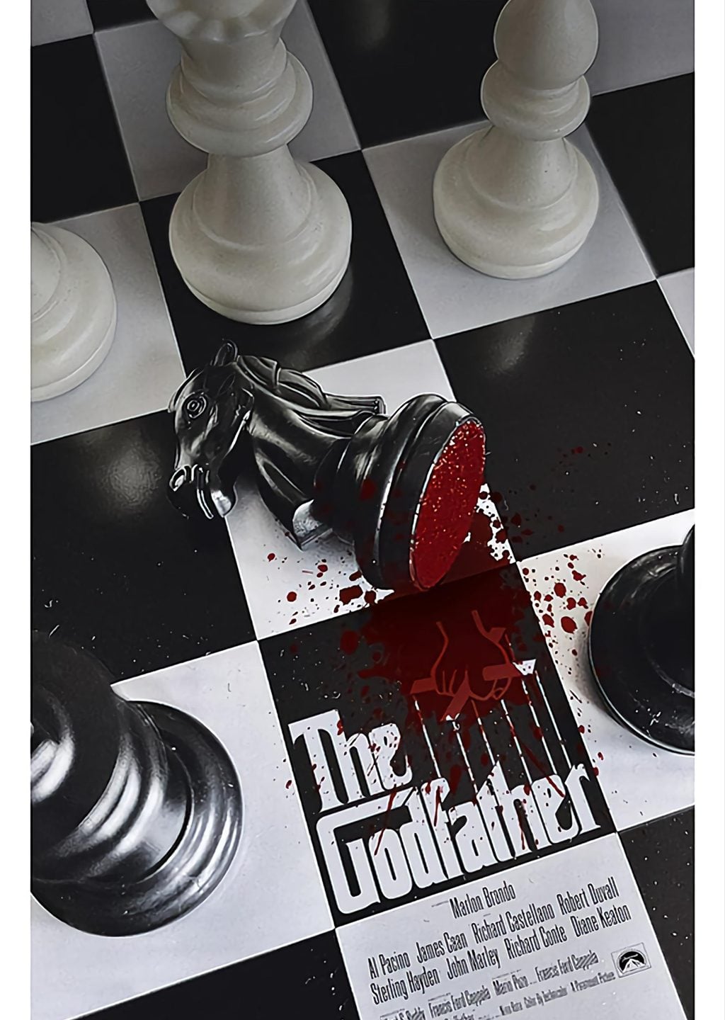 Baba (The Godfather) Minimalist Film Posteri