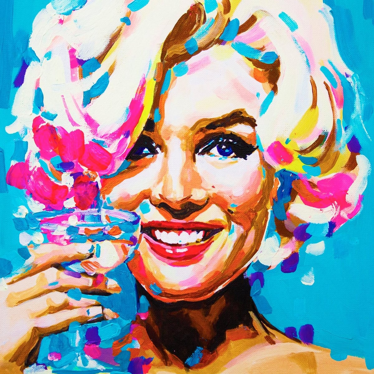 Marilyn Monroe Canlı Renkler
