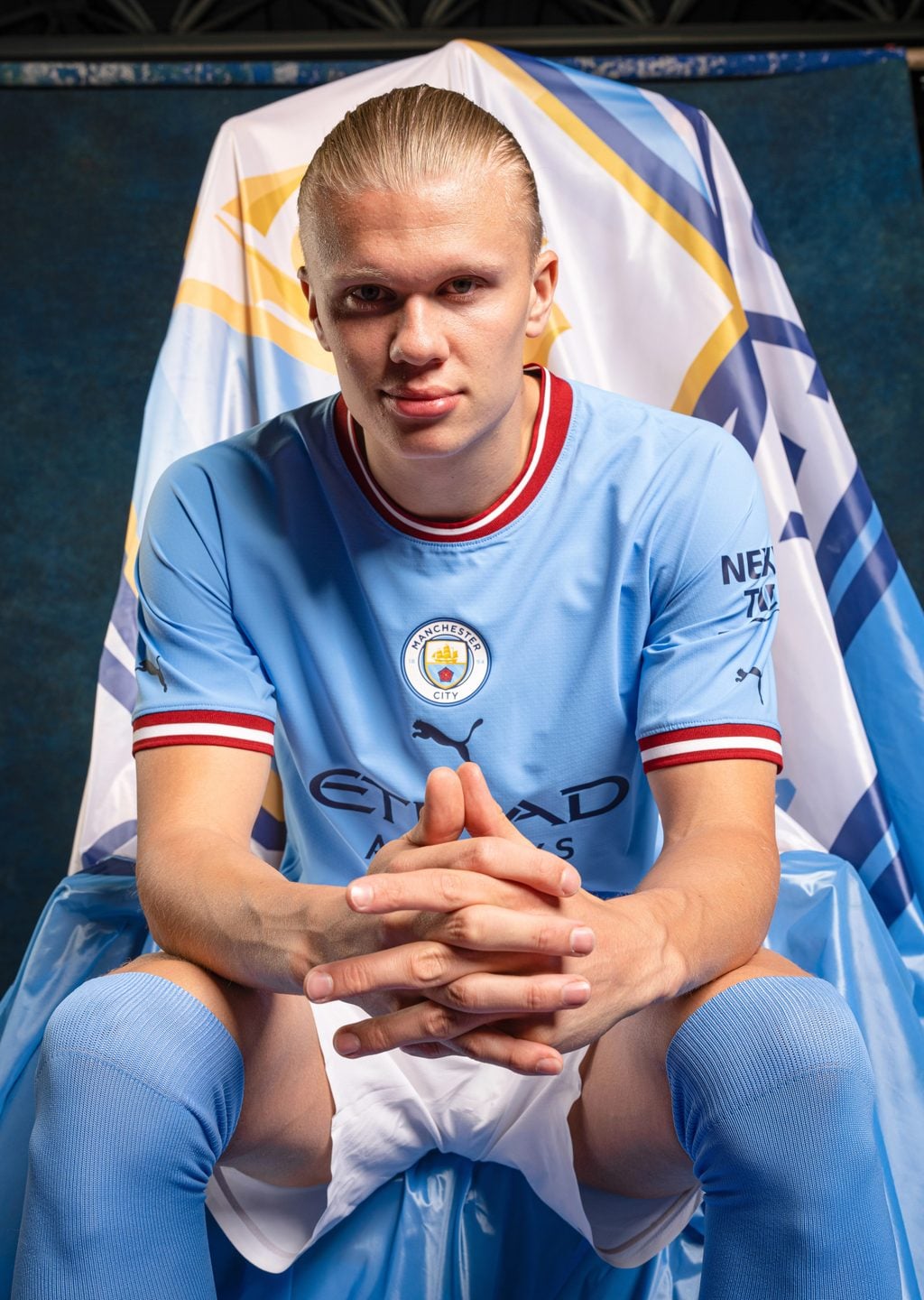 Haaland: Manchester City Futbol Posteri