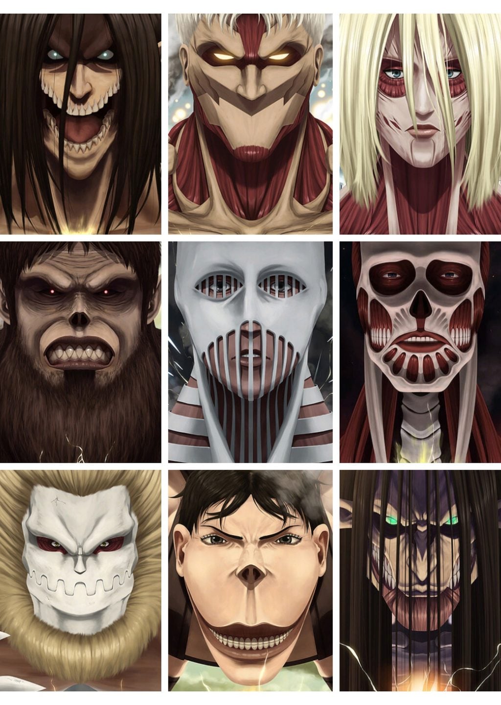 Attack on Titan Titan Formları