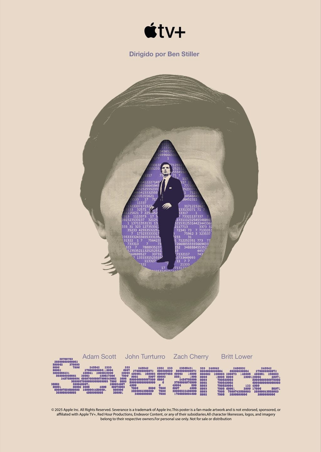 Severance Poster Tasarımı (Kişisel Proje)