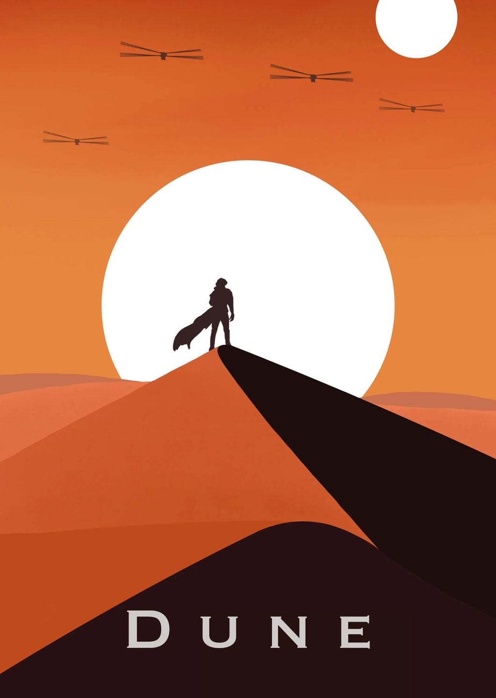 Dune Minimalist Film Posteri